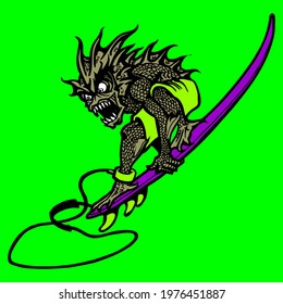RADICAL AERIAL SURFBOADER ARTWORK STYLE