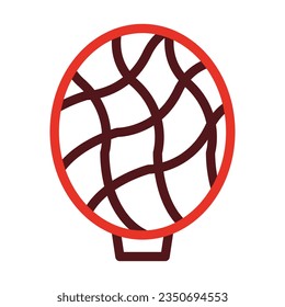 Radicchio Thick Line Two Color Icons For Personal And Commercial Use.
