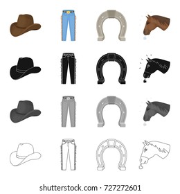 Radio, America, Texas and other web icon in cartoon style.Artiodactyl, racing, competition, icons in set collection.