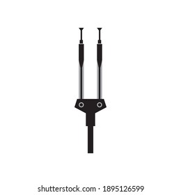 radio antena vector design ilustration icon logo templat