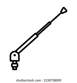 Radio Antenna Component Icon. Bold outline design with editable stroke width. Vector Illustration.