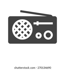 Radio, antenna, equipment icon vector image. Can also be used for communication, connection, technology. Suitable for web apps, mobile apps and print media.