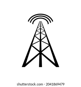 Radio antenna icon. Trendy Radio antenna logo concept on white background from Communication collection. Suitable for use on web apps, mobile apps and print media.