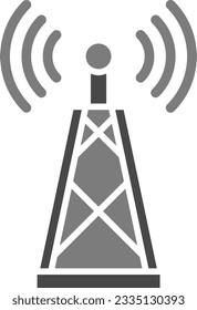 Radio Antenna vector icon. Can be used for printing, mobile and web applications.