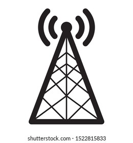 Radio antennae & wireles icon - Vector