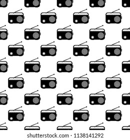 radio apparatus icon in Pattern style on white background