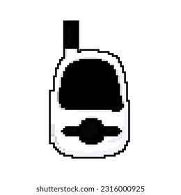 radio baby monitor game pixel art retro vector. bit radio baby monitor. old vintage illustration
