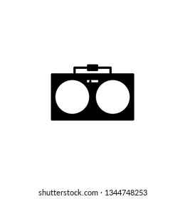 radio black and white icon