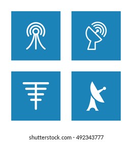 Radio and broadcast icons