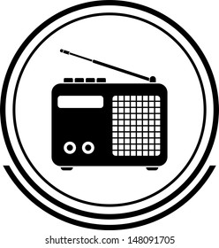 Radio button black