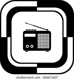 Radio button mosaic square