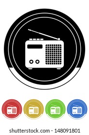 Radio button retro colors