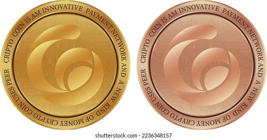 radio caca-raca  coin vector illustrations. 3d illustration. vector coins.