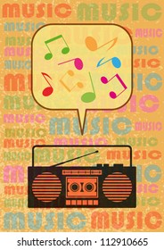 Radio cassette player