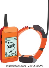 radio collar for animals to track them-