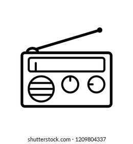 radio - communication icon vector