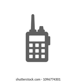 Radio communication icon vector in trendy flat style isolated on white background