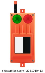 radio control panel. crane control panel. vector illustration