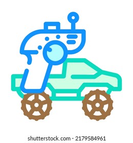 radio controlled car racing color icon vector. radio controlled car racing sign. isolated symbol illustration