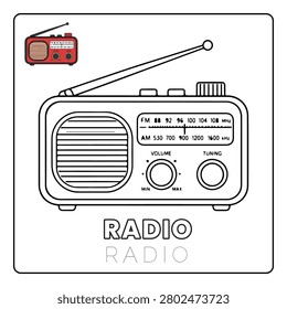 Radio Cute House Items