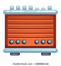 Radio device icon. Cartoon of radio device vector icon for web design isolated on white background