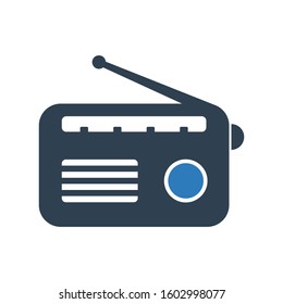 Radio device icon, Radio symbol for your web site , logo, app, UI design
