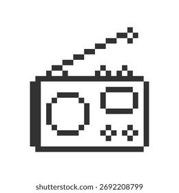 Retro-Bildelementart für Funkgeräte