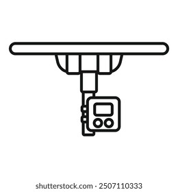 Equipo de búsqueda de dirección de radio que detecta el Vector del contorno del icono de la señal