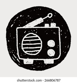 radio doodle drawing