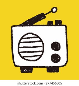 radio doodle drawing