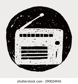 radio doodle drawing