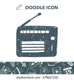 radio doodle drawing