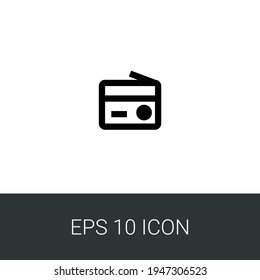 icono de radio eps 10 simple