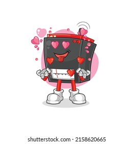 radio fallin ama vector. personaje de caricatura