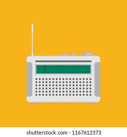 Radio. Flat icon