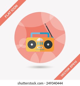 Radio flat icon