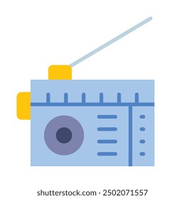 Radio Flat Icon Design para el personal y el Uso comercial