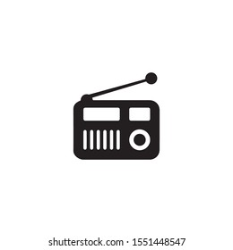 radio flat icon illustration- vector