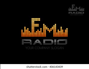 uitbarsting Wissen bellen Fm radio logo Images, Stock Photos & Vectors | Shutterstock