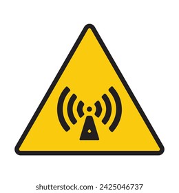 Radio Frequency Energy Symbol vector