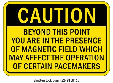 Radio frequency hazard sign and labels