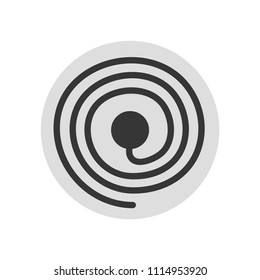 Radio Frequency Identification RFID Tag Icon. Vector