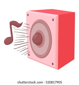 Radio icon. Cartoon illustration of radio vector icon for web