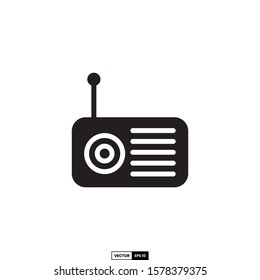 Radio icon, design inspiration vector template for interface and any purpose