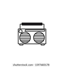 Radio icon design template EPS 10