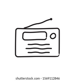 radio icon design template trendy