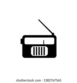 radio icon design template vector