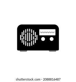 Radio icon design template vector isolated illustration
