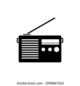 Design-Vorlage für Radios, Vektorgrafik einzeln
