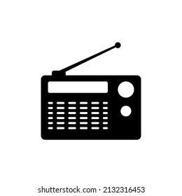 Design-Vorlage für Radios, Vektorgrafik einzeln